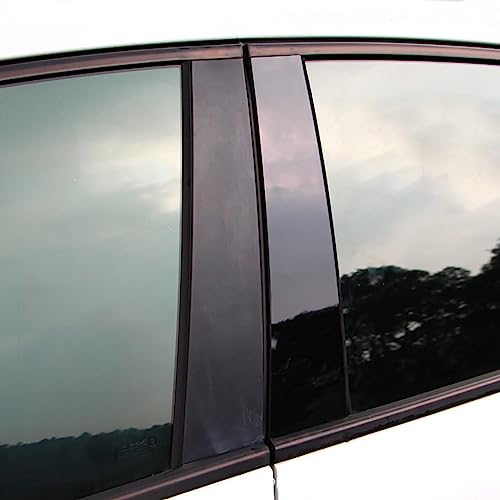 Cubiertas de postes de pilar para Honda HRV 2015-2021 en acabado negro brillante 4