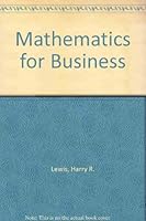 Mathematics for Business 0827319134 Book Cover