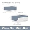 Madison Park Daybed Cover Set Damask Quilted Cover for Daybeds, All Season, Pre-Washed Cotton-Filled Coastal Bedding with Scallop Edge, Shams, Bedskirt, Decor Pillows, Tuscany, 39x75, Blue 6 Piece