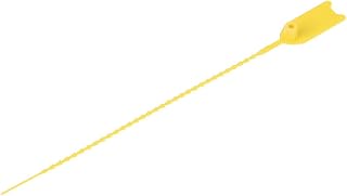 100 Plastic Tamper Seals, Disposable Cable Zip Ties for Fire Extinguishers Pull Tite Security Tags Numbered Disposable Self-Locking Tie 9.9in Length(3#)