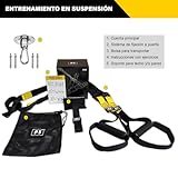 BLAICER Boxsack Ungefüllt mit Boxhandschuhen, Springseil, Boxbandagen, Kette, Stütze und System für Suspension Training | Komplettes Fitnessstudio-Set für Zuhause - 6