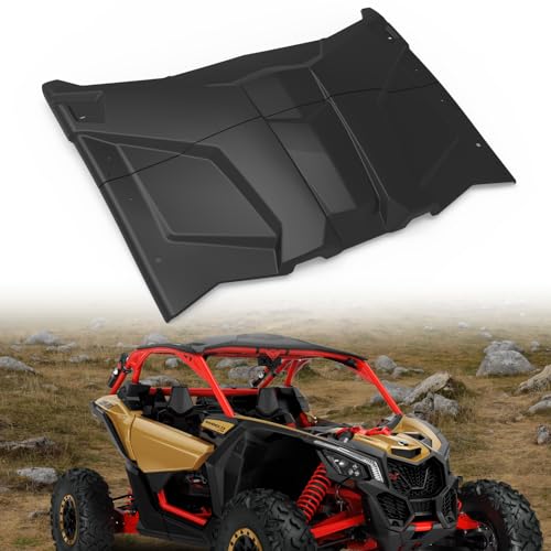 HAKA TOUGH Hard Roof for Can Am X3 2 Seater Models 2017-2024 2-Piece Roof Top Combination Sun Visor for Can Am Maverick X3 2 Door Accessories Replace OEM # 715002902