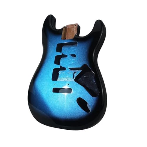 Unfinished Guitar Body AAAAA Blue Gradient Alder Wood Body DIY For ST Electric Guitar