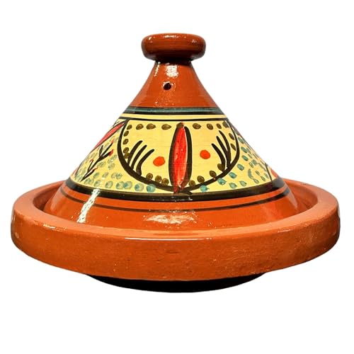 🌿 Cottura Lenta Perfetta: La terracotta, materiale eccellente per la distribuzione uniforme del calore, consente una cottura lenta che intensifica i sapori naturali degli ingredienti, rendendo ogni boccone irresistibilmente saporito.