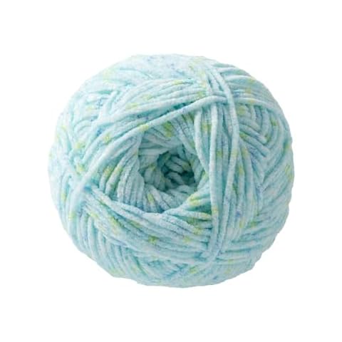 Skinny Chenille Multi Yarn by Loops & Threads - Yarn for Knitting, Crochet, Weaving, and Arts & Crafts - Tigerfish Multi, Polyester, 7.7 oz Cover