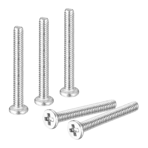 uxcell M1.2-0.25 x 10mm vis acier inoxydable 304 (20)