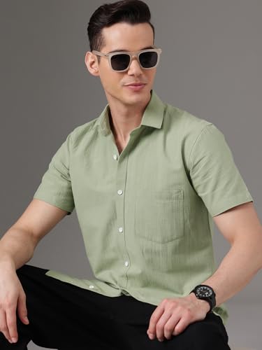 Majestic Man Store Majestic Man Men's Pure Cotton Slim Fit Half - Image 3