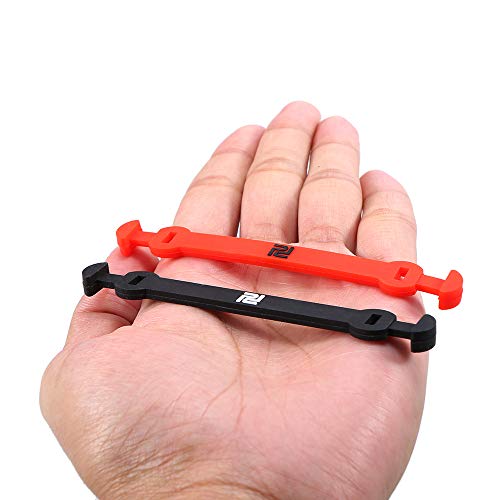 Amortecedor de tênis, Andoer Tiras de silicone com amortecedor de raquete de tênis elástico de 10 un