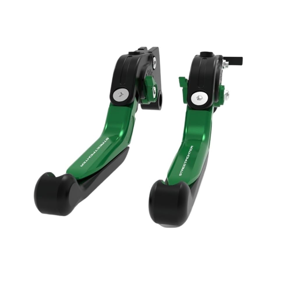 BEQLXTA Brake Clutch Adjustable Lever​ for Diavel V4 2023 2024 for st&reetfi&ghter V4/SP2 2022 2023 Adjustable Foldable Extendable Motorcycle Brake Clutch Levers(Green S)