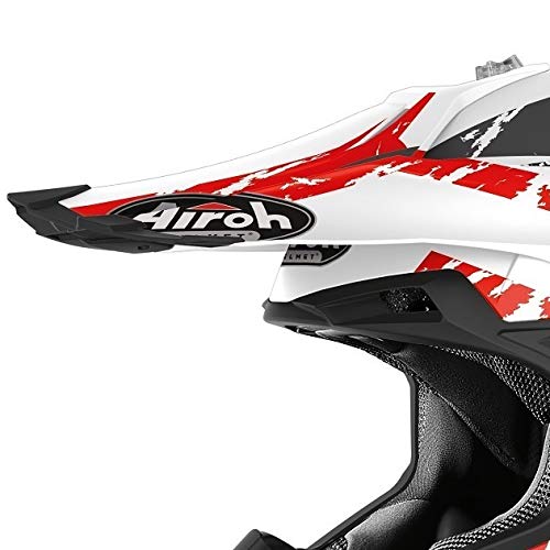 Airoh Terminator Open Visor Peak/FRONTINO Color Hanger Red Matt