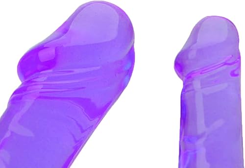 Miniatura 5 de Juguete sexual para adultos, impermeable, doble dongs, sexo, realista, consolador de pene de polla, anal, tapón de glúteos, masajeador de punto G,