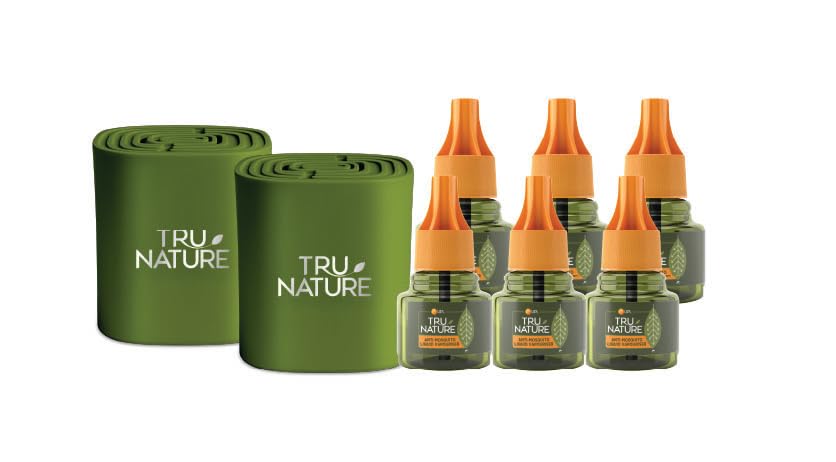 Tru Nature Herbal Mosquito Repellent 2 Machine + 6 Liquid Refill (45 ML) | Fit for All Machines | Paediatrician Certified | Effective for 45 Nights | Plant Based | Chemical Free-image-32