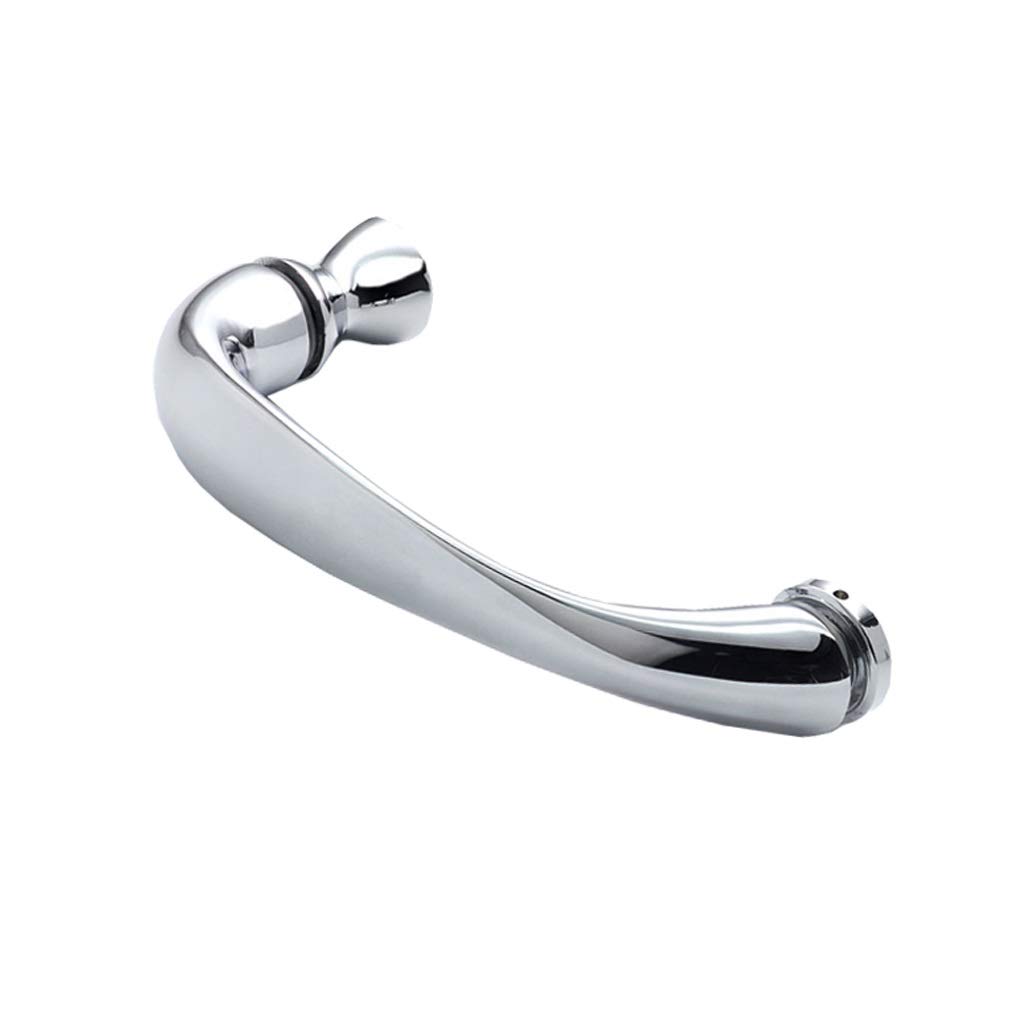 RTY-BY Shower Door Handle Shower Knob Stainless Steel Bathroom Door Pull Replacement Shower Bath Door Handle, 145mm.160mm Hole to Hole (Size : 160mm Hole to Hole)