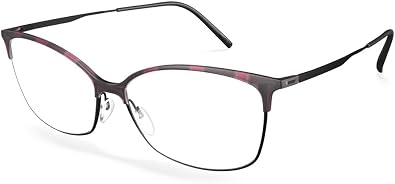 Silhouette Eyeglasses Urban Fusion Full Rim 1609 3540 Black Pansy 54/15/135 3 pi