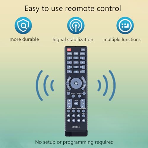 GHUST Controle remoto de substituição NS-RC03A-13 NSRC03A13 para Insignia TV NS-32L120A13 NS-32L121A