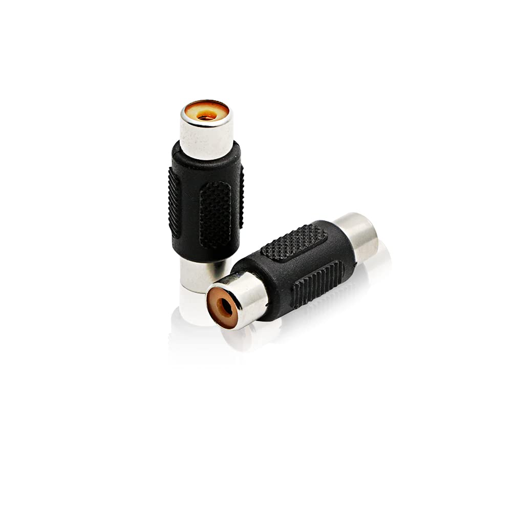 Uxcell Cinch-Buchse Auf Buchse Adapter, 10 Stück – Für Audio-Video-Verbindungen, Phono, Lautsprecher & Verstärker