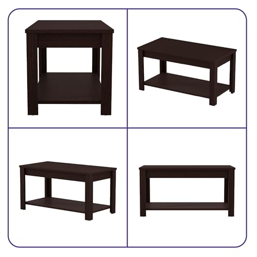 Image of Wakefit Armon Engineered Wood Coffee Table - Wenge