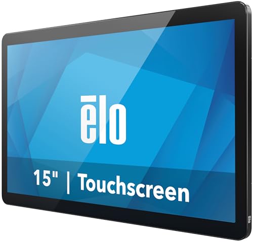 Image of Elo 1504L - 15 inch Touchscreen Monitor with Anti-Glare Glass - TouchPro PCAP 10 Touch, 1920 x 1080, No Stand, Black
