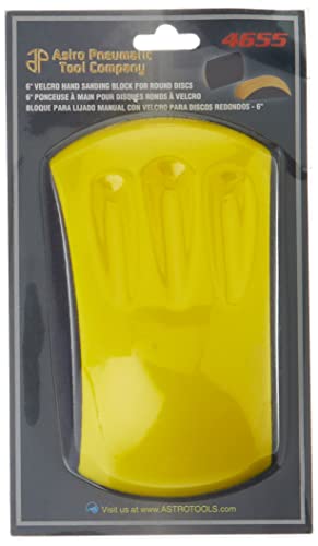 Astro 4655 6-Inch Hand Sanding Block For Round Discs #TOP1