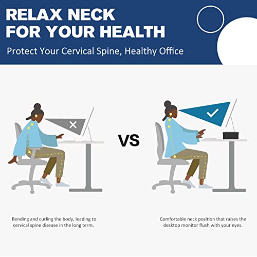 image for Zumist Monitor Stand,2-Tier Wood Computer Stand Riser,Monitor Stand Ri