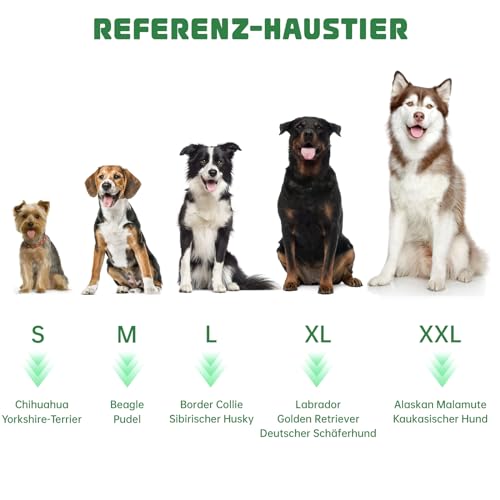 BASVII Hundebademantel aus Mikrofaser, Bademantel Hund Extra SaugfäHig und Schnell Trocknendes mit Klettverschluss und Verstellbarem Schrumpfband, für Große Mittel und Kleine Hunde