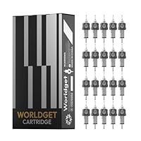 MIX6 Tattoo Cartridge Needles Mixed Size 20PCS, #10 / #12 3RL/RL/7RL/9RL/11RL, Finger Ledge, Leak-Proof, High-Precision for All Rotary Machines