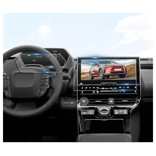 BIBIBO 4Pcs for 2025 Toyota bZ4X Screen Protector 2023 2024 2025 Toyota bZ4X& 2023 2024 Subaru Solterra 12.3" Navi &Dash Saver Anti-Scratch Ultra-Clear 2023 2024 2025 bZ4X Accessories
