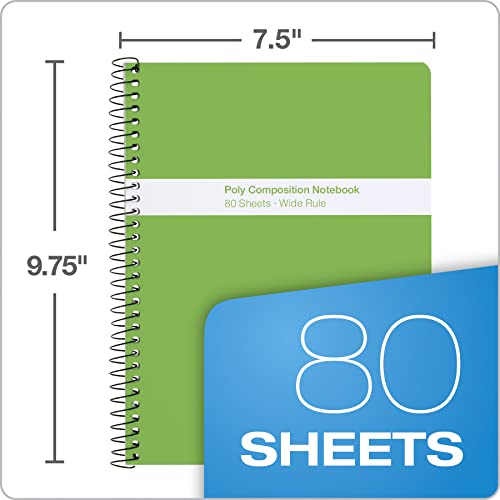 Cahiers Oxford de composition avec couverture polyester durable et papier ligné premium - 3