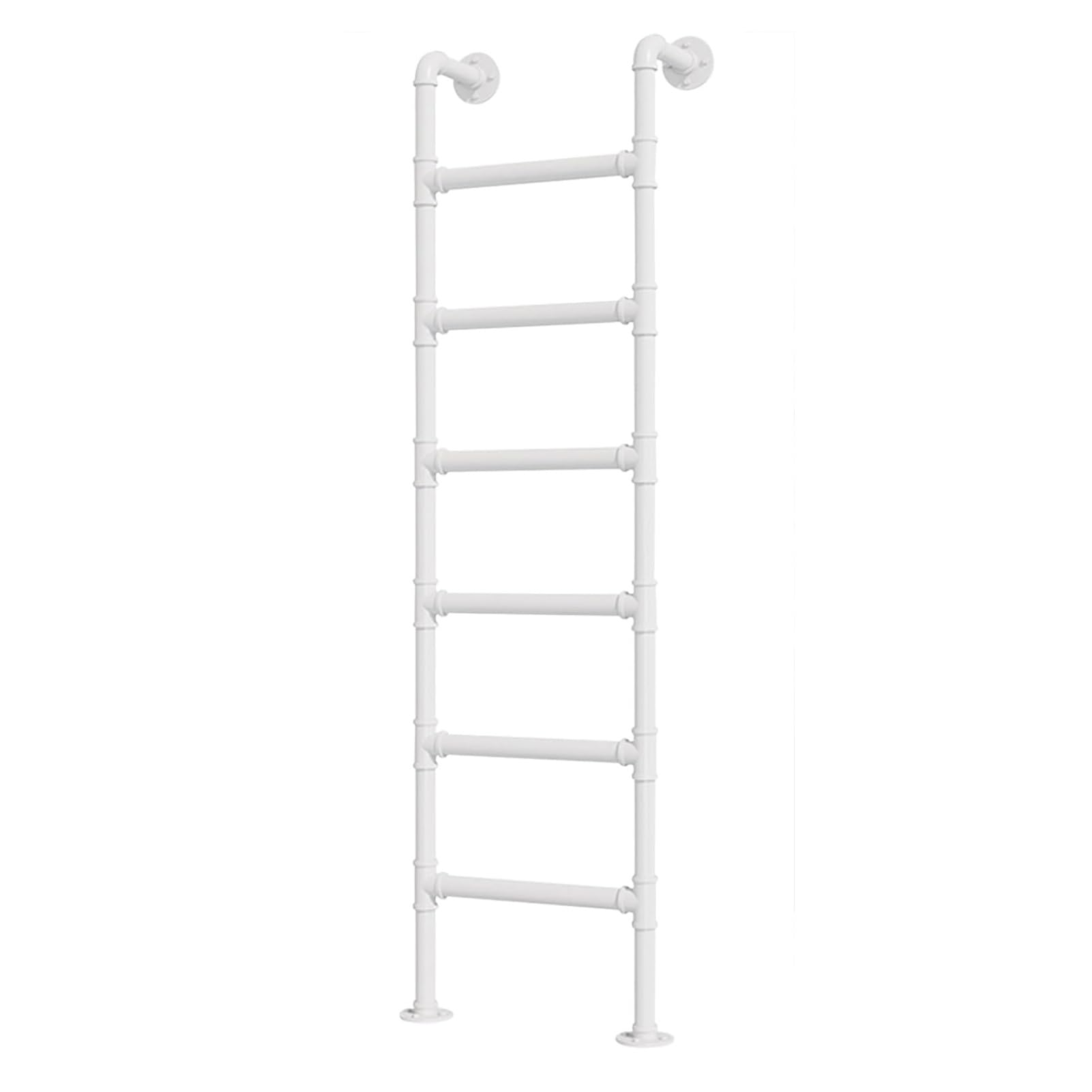 Échelle de lit Mezzanine en métal - Escabeau Mural pour accès au Grenier et au sous-Sol, 155 cm (53 po), utilisable en intérieur et en extérieur, pour puits de lumière - Conception Robuste e