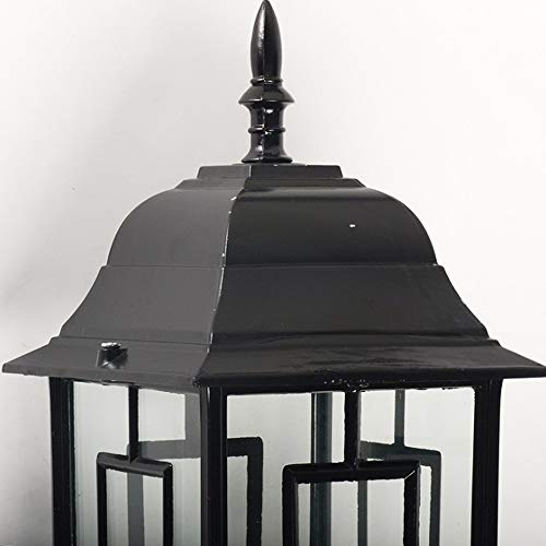 Lanterne murale extérieure E27 rétro et moderne pour éclairage de jardin - 6
