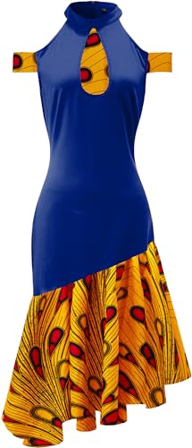 Image of Women's African Print Dress Ankara Sexy Dress Wedding Dresses