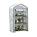 DJDLLZY Szklarnie, Mini Greenhouse-3-Tier Kryty Solidne Przenośne Półki - Rośliny, Sadzonki, Kwiaty w dowolnym stojaku na sezon -