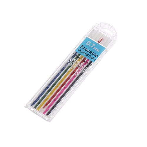 Preisvergleich Produktbild Rryilong Schülermine, radierbar, mechanisch, bunt, 0,7 mm