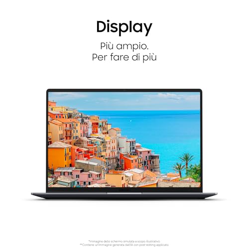 Samsung Galaxy Book6 (16", Ultra 5 325, 16GB), Copilot+PC, Processore lntel Core Ultra 5 325, 256GB, Batteria Lunga Durata, Portatile, Design Sottile, Display IPS, Galaxy AI, Gray [ver. Italiana] - Immagine 4