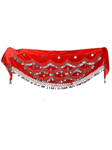 Wevez Classic Egyptian Belly Dance Hip Scarves for Professional Dancers4