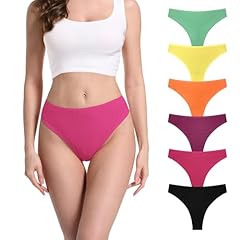 6 Pcs High Thong-tropical