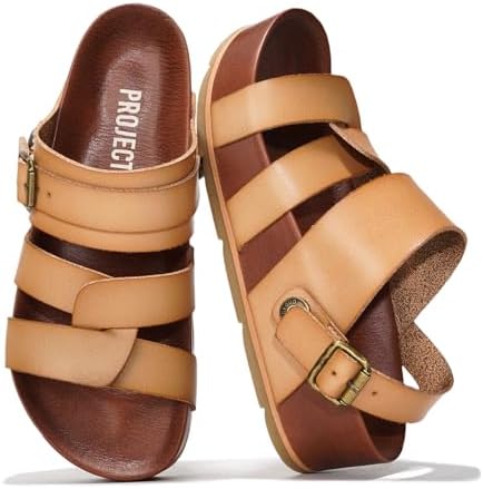 Project Cloud Platform Sandals Women Footwear – Memory Foam Insole and Lightweight Beach Wedges – Non Slip and Comfortable Strappy Wedge Sandals for Women 2025 (Proud)
