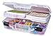 ArtBin 6962AB Quick View Deep Base Carrying Case with Removable Dividers and Tray, Portable Art & Craft Storage Box, 15