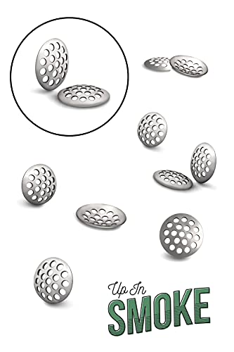 1/2" (.50 Inch | 12.7 Mm) Premium Curved 304 Stainless Steel Concave Pipe Screens (10 Pack) #TOP1