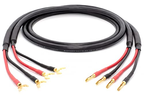 Evita pérdidas de sonido con Mogami 3103 par de cables para altavoces y terminales espadas T6S