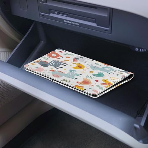 Organizador para auto de cuero miniatura 6