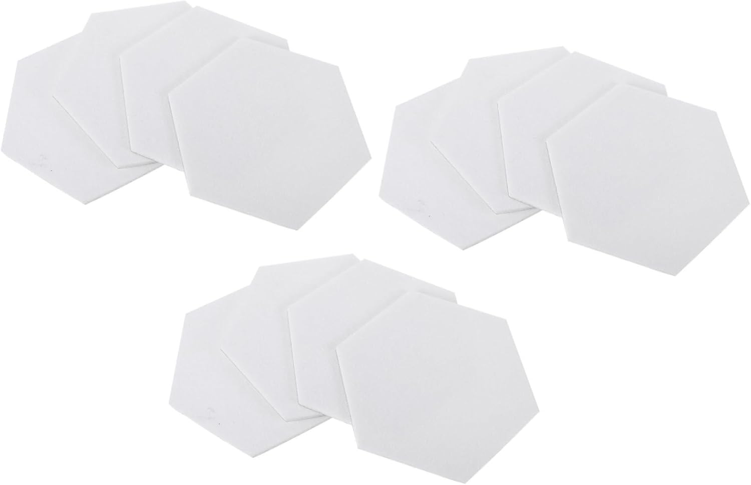 Gogogmee 12 Pcs Felt Backdrop Wall Sticker Pin Boards Felt