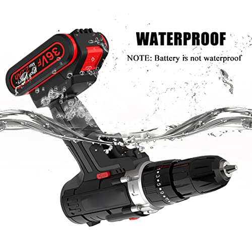 Akkuschrauber/Akku Bohrschrauber 20V,Mit 2 X 2.2Ah Akkus, 2-Gang, 25+3 Drehmomentstufen,10 Mm Bohrfutter, LED-Licht… – Bild 8