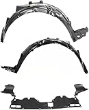 Garage-Pro Front Fender Liner Kit Compatible With 2006-2011 Honda Civic Sedan Driver and Passenger Side
