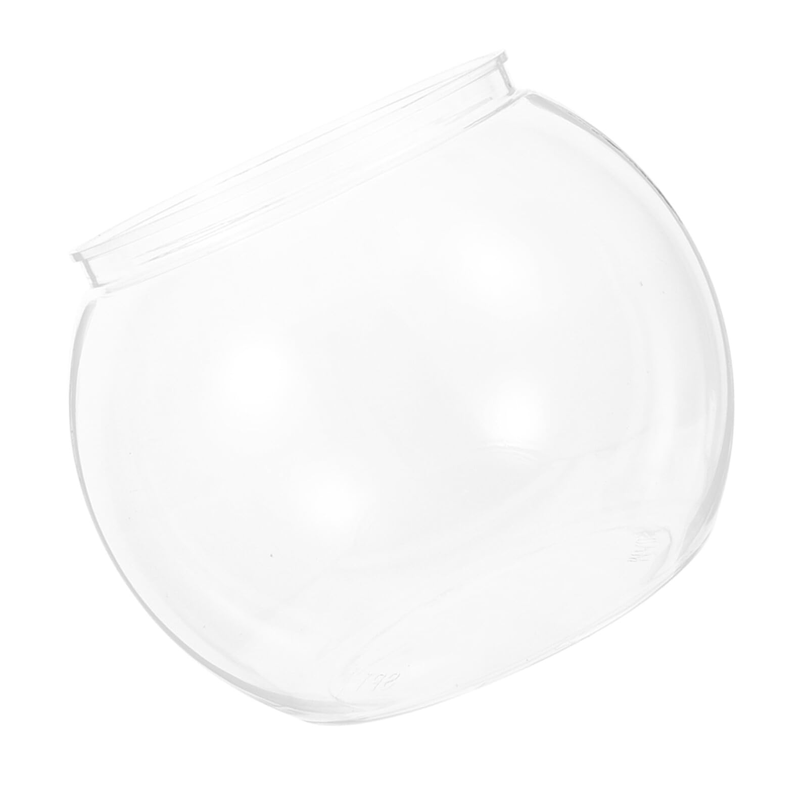 Aquarium en plastique transparent incassable et stable pour poissons rouges