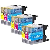 LC12 LC17 互換インク 3色パック（計9�
