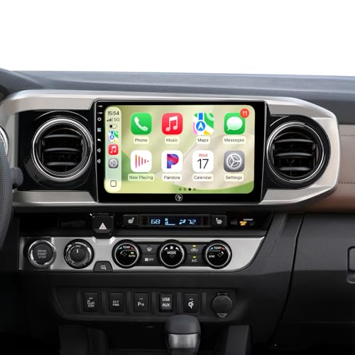 64G Car Radio Stereo for Toyota Tacoma 2016 2017 2018 2019 2020 2021 2022, CarPlay & Android Auto Head Unit, 9" Touchscreen/GPS Navigation/HD Backup Camera/SWC