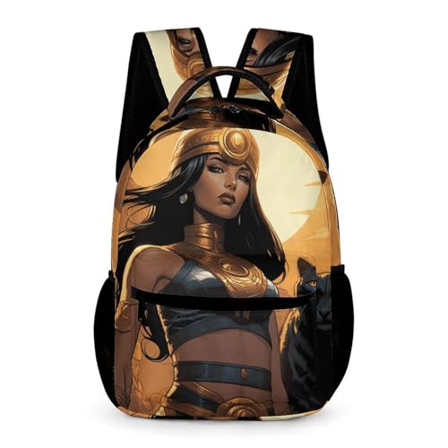 An Ancient Princess Backpack for Travel, Ultra Durable Small Bookbag Lightweight Daypack for Women Men