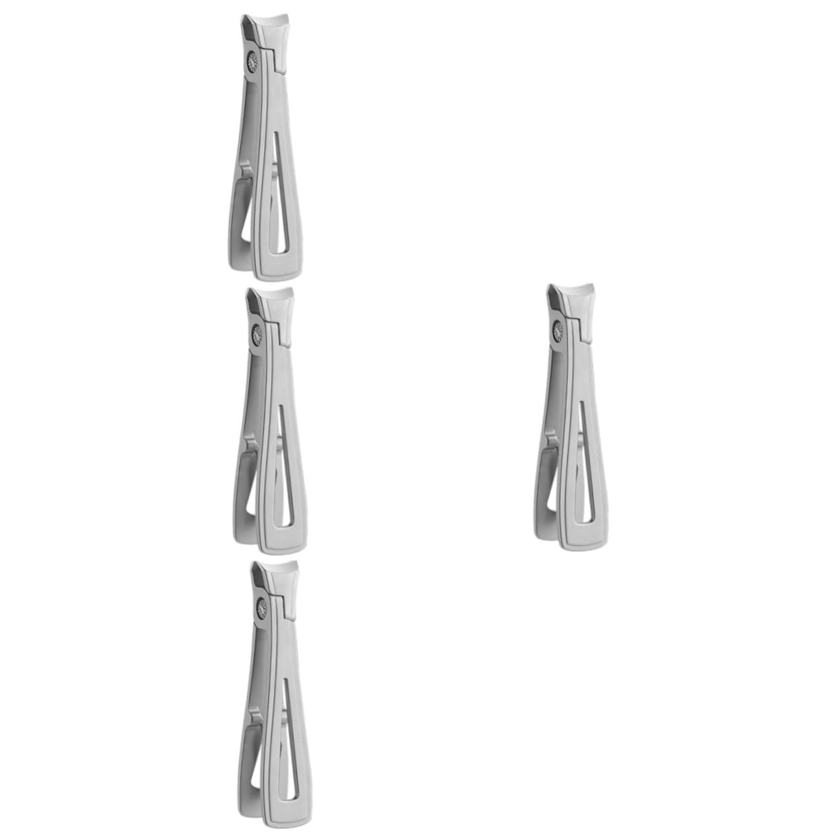Healeved 4pièces Pince à Acier Inoxydable Outil De Manucure Ergonomique Pour Épais Et Durs Pour Usage Domestique Et Salon