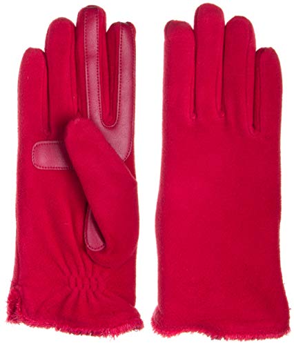 Isotoner Womens Stretch Fleece Glove - Microluxe Really Red One Size